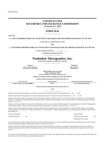 Thumbnail Neurogene 10-K Annual Report 2022