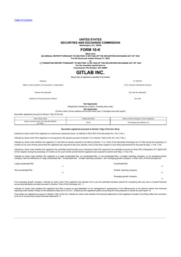 Thumbnail GitLab 10-K Annual Report 2023