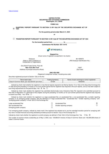 Thumbnail Stagwell 10-Q Quarterly Report FY2023 