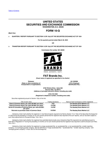 Thumbnail FAT Brands 10-Q Quarterly Report FY2023 