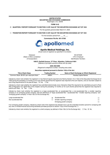 Thumbnail Astrana Health 10-Q Quarterly Report FY2023 