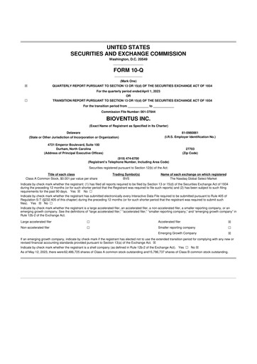 Thumbnail Bioventus 10-Q Quarterly Report FY2023 
