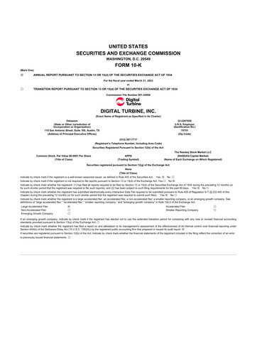 Thumbnail Digital Turbine
 10-K Annual Report 2023