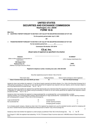 Thumbnail C3 AI 10-Q Quarterly Report FY2024 