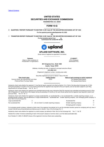 Thumbnail Upland Software
 10-Q Quarterly Report FY2023 