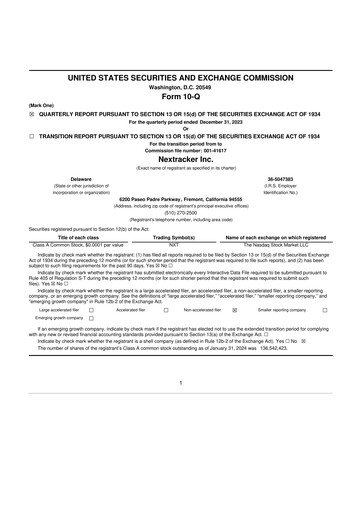 Thumbnail Nextpower 10-Q Quarterly Report FY2024 