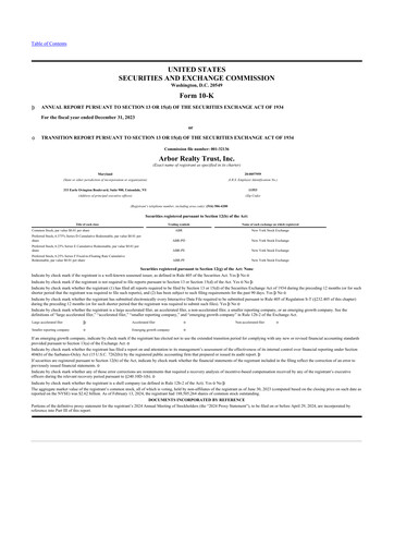 Thumbnail Arbor Realty Trust
 10-K Annual Report 2023