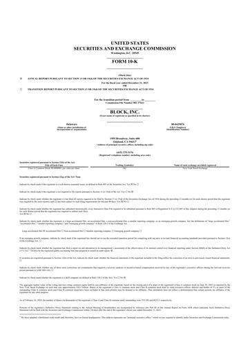 Thumbnail Block 10-K Annual Report 2023