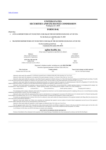 Thumbnail Agilon Health 10-K Annual Report 2023