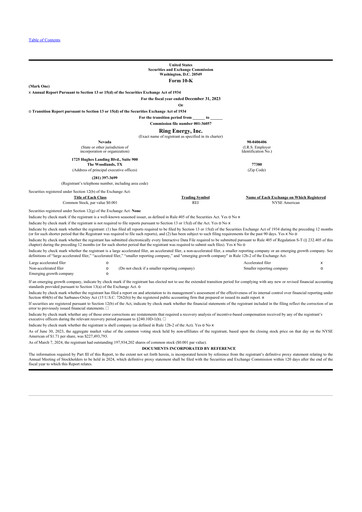 Thumbnail Ring Energy
 10-K Annual Report 2023