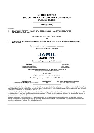 Thumbnail Jabil 10-Q Quarterly Report FY2024 