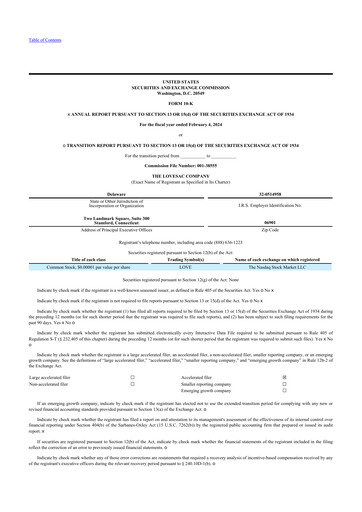 Vorschaubild LoveSac
 10-K Jahresbericht 2024