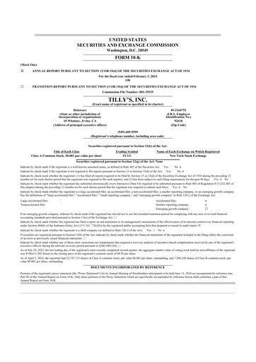 Thumbnail Tillys
 10-K Annual Report 2023