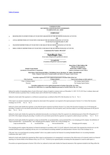 Thumbnail Satellogic 20-F Annual Report 2023