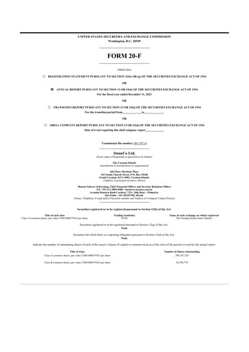Thumbnail StoneCo 20-F Annual Report 2022