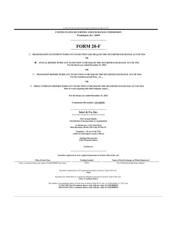 Thumbnail Inter & Co 20-F Annual Report 2023