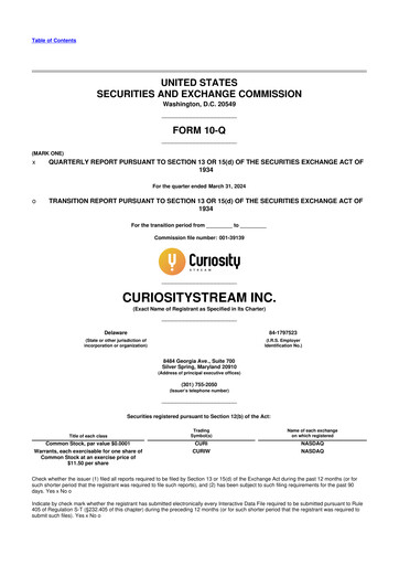 Thumbnail CuriosityStream 10-Q Quarterly Report FY2024 