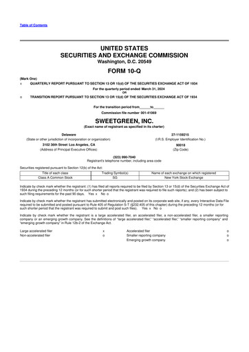 Thumbnail Sweetgreen 10-Q Quarterly Report FY2024 