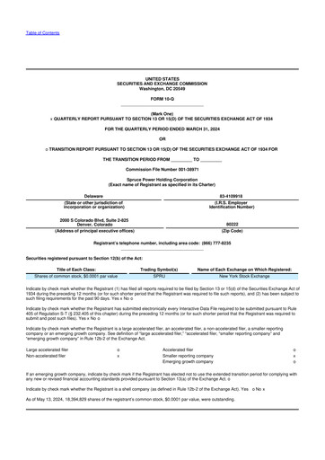 Thumbnail Spruce Power 10-Q Quarterly Report FY2024 
