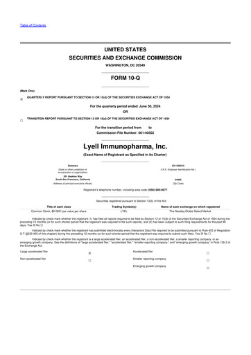 Thumbnail Lyell Immunopharma 10-Q Quarterly Report FY 
