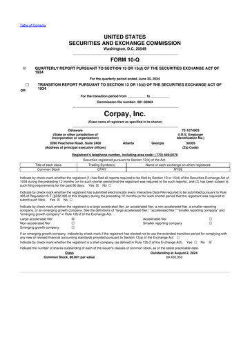 Thumbnail Corpay 10-Q Quarterly Report FY2024 