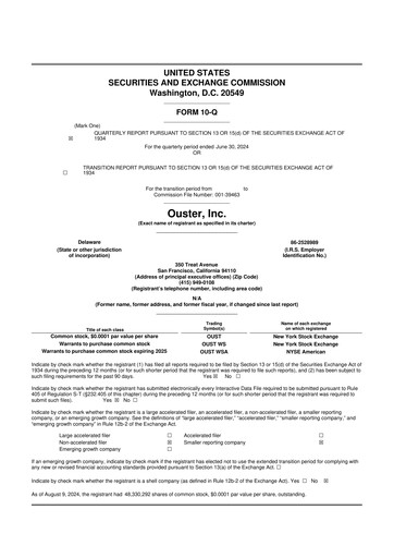 Thumbnail Ouster 10-Q Quarterly Report FY2024 