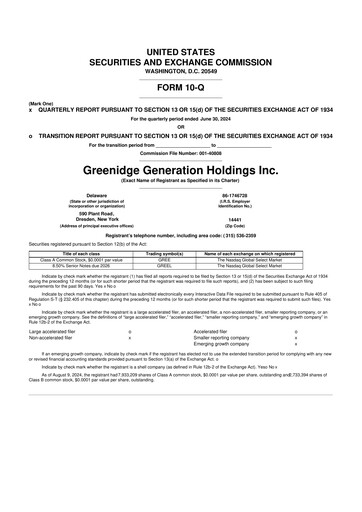 Miniature Greenidge Generation Holdings 10-Q Rapport trimestriel 2024 