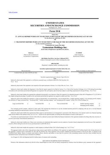 Thumbnail Lumentum 10-K Annual Report 2024