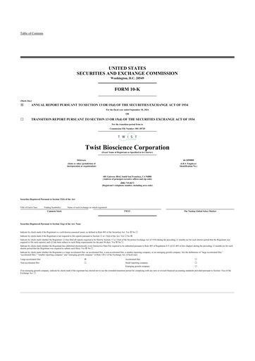 Thumbnail Twist Bioscience
 10-K Annual Report 2024