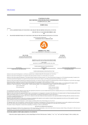 Miniature Ardelyx 10-K Rapport annuel 2024