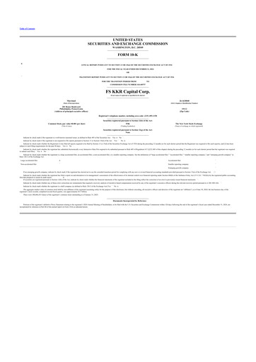 Thumbnail FS KKR Capital
 10-K Annual Report 2024