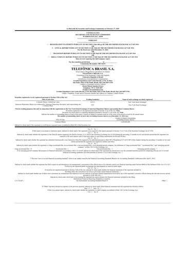 Thumbnail Telefonica Brasil 20-F Annual Report 2024