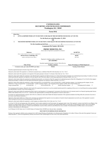 Thumbnail Prime Medicine 10-K Annual Report 2024