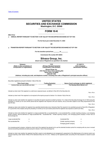 Thumbnail Silvaco Group 10-K Annual Report 2024