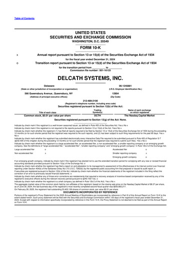 Thumbnail Delcath Systems 10-K Annual Report 2024