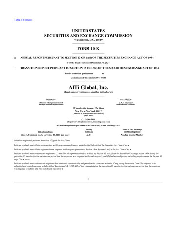 Thumbnail AlTi Global 10-K Annual Report 2024