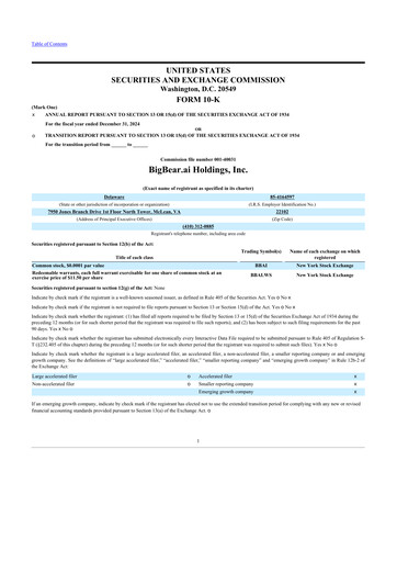 Thumbnail BigBear.ai 10-K Annual Report 2024