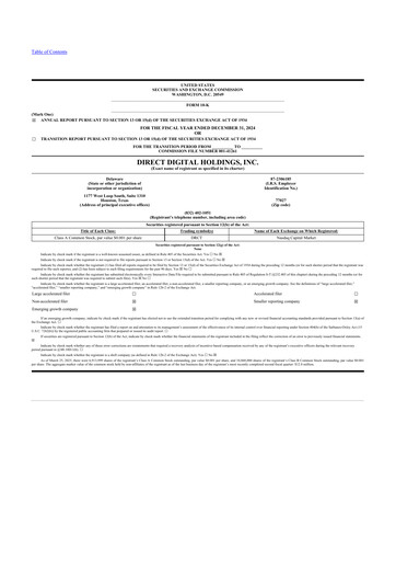 Thumbnail Direct Digital Holdings 10-K Annual Report 2024