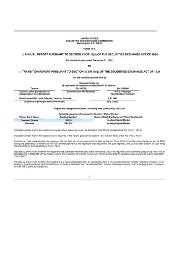 Thumbnail Borealis Foods 10-K Annual Report 2024