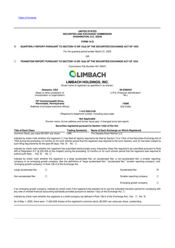 Thumbnail Limbach Holdings 10-Q Quarterly Report FY2025 