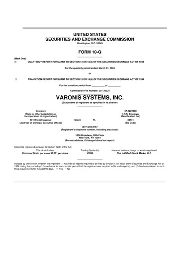 Thumbnail Varonis Systems 10-Q Quarterly Report FY2025 