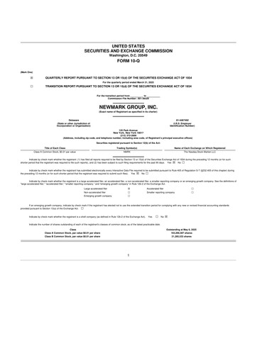 Thumbnail Newmark 10-Q Quarterly Report FY2025 