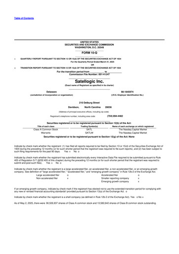 Thumbnail Satellogic 10-Q Quarterly Report FY 