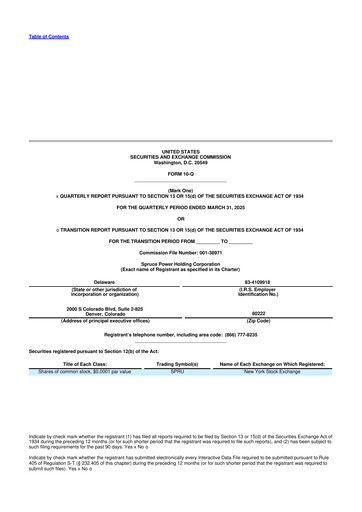 Thumbnail Spruce Power 10-Q Quarterly Report FY2025 