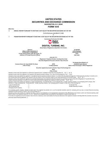 Thumbnail Digital Turbine
 10-K Annual Report 2025