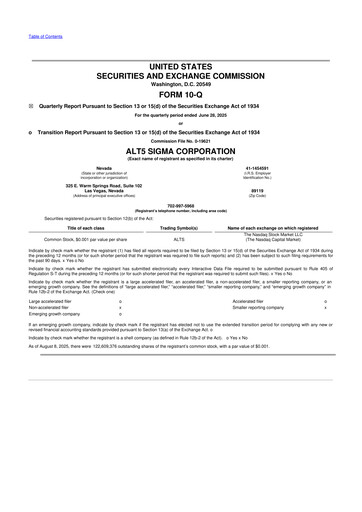 Thumbnail ALT5 Sigma 10-Q Quarterly Report FY2025 