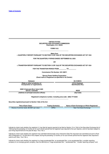 Thumbnail Spruce Power 10-Q Quarterly Report FY2025 