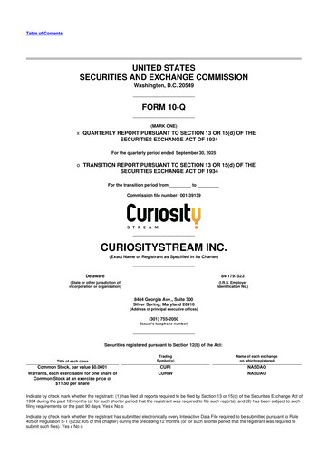 Thumbnail CuriosityStream 10-Q Quarterly Report FY2025 
