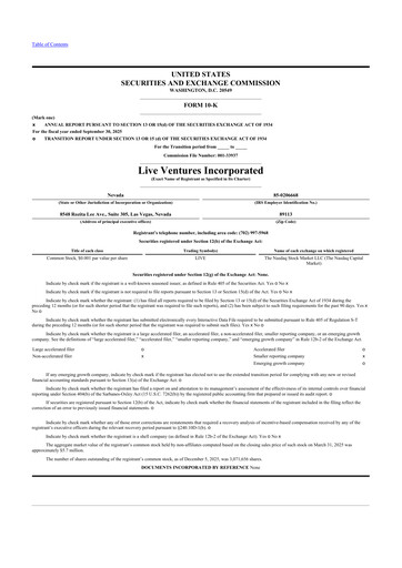 Thumbnail Live Ventures 10-K Annual Report 2025