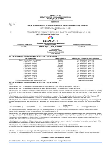 Thumbnail Comcast 10-K Annual Report 2025